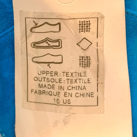 Scene “Anissa” turquoise faux suede fringe heels with wrap around ankle strap-10 - Picture 11 of 12